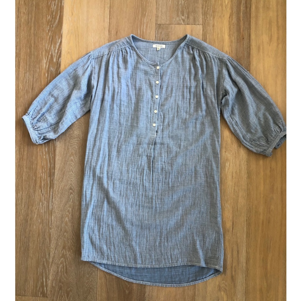 MAXSTUDIO Blue stripe dress